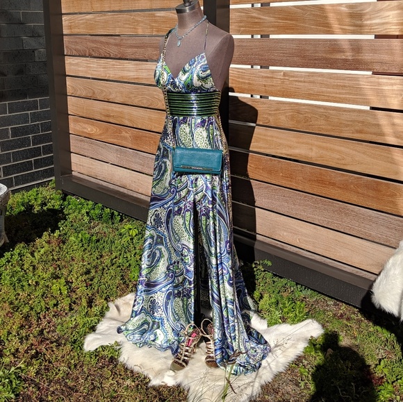 Betsey Johnson gold rhinestone sandal in box s 6.5 - Picture 7 of 7